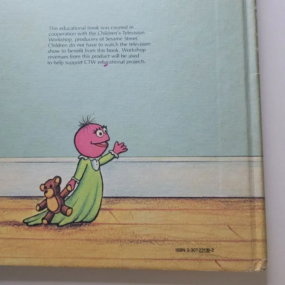 Sesame Street When I'm As Big As Freddie Book‎ Vintage 1980s Muppets Jim Henson
